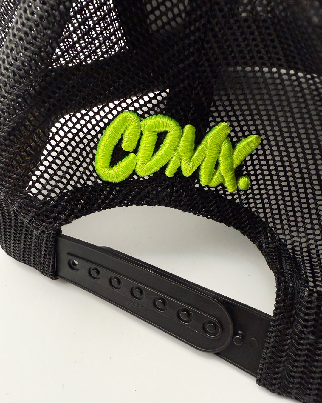 Trucker "HUMAN" Black & Neon