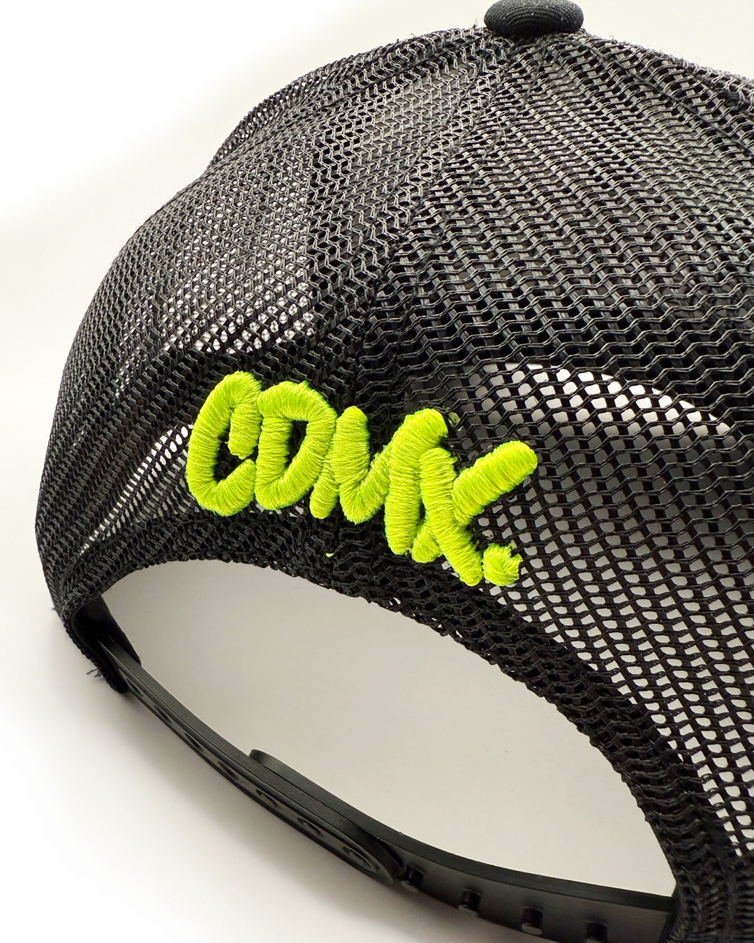 Trucker "HUMAN" Charcoal & Neon